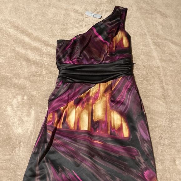 Worthington One Shoulder Dress - Picture 2 of 8